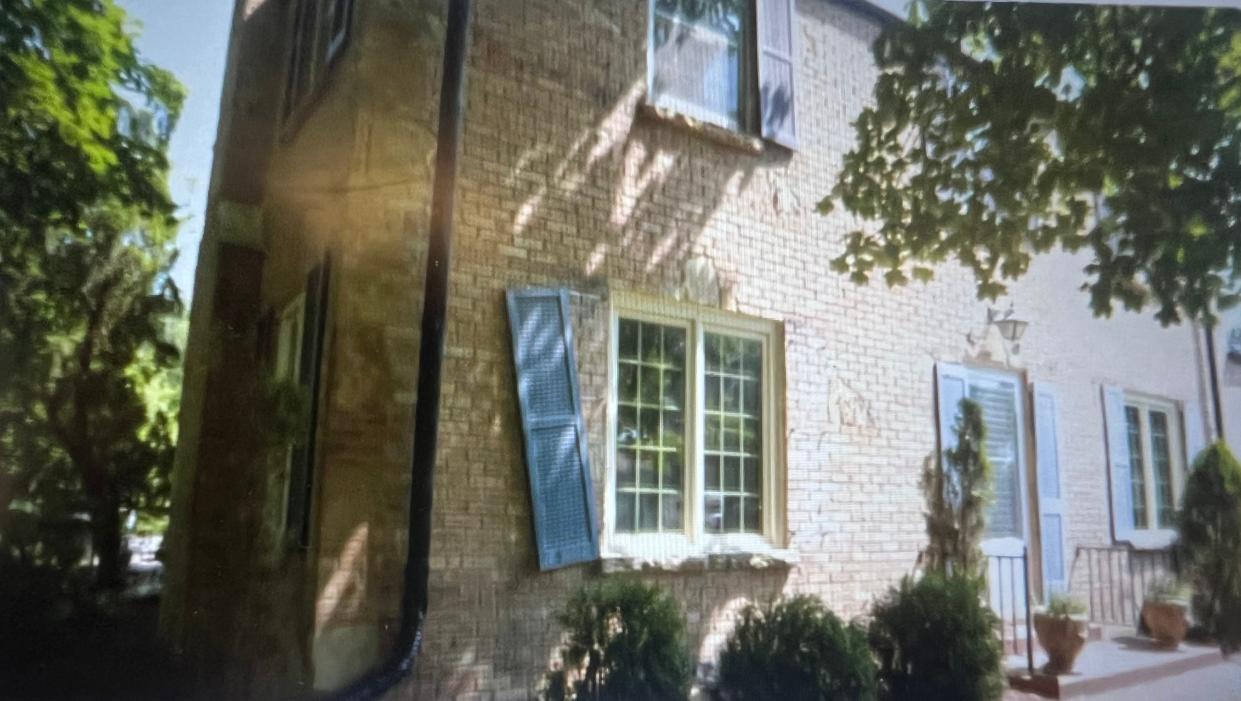 Shutters are missing or falling off at this Lake Geneva home featured on HGTV's "Ugliest House in America."