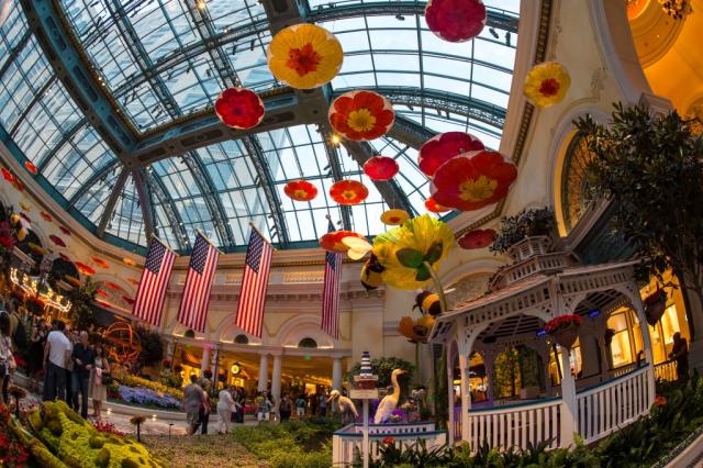 Inside Bellagio Conservatory and Botanical Garden - Vegas Kids Zone