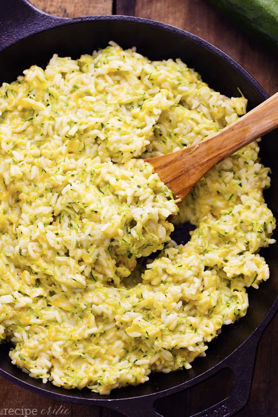 Cheesy Zucchini Rice