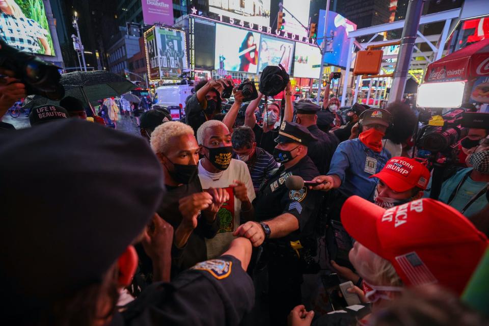 protesters thursday