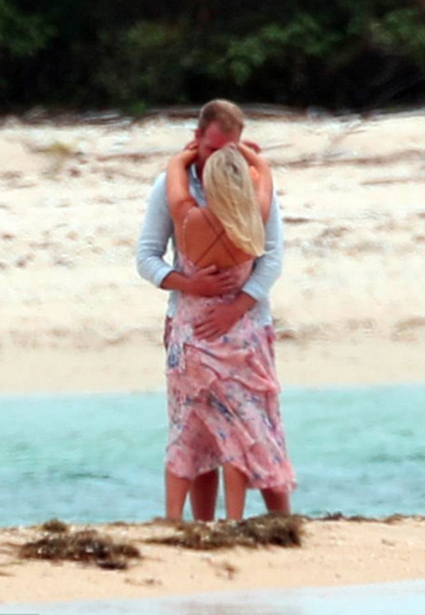 Bachelor in Paradise couple Keira Maguire and Jarrod Woodgate spotted kissing on a beach last year while filming the reality spin-off. Source: Diimex