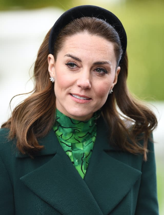 Kate Middleton in Ireland in March 2020 - Credit: James Whatling / MEGA.