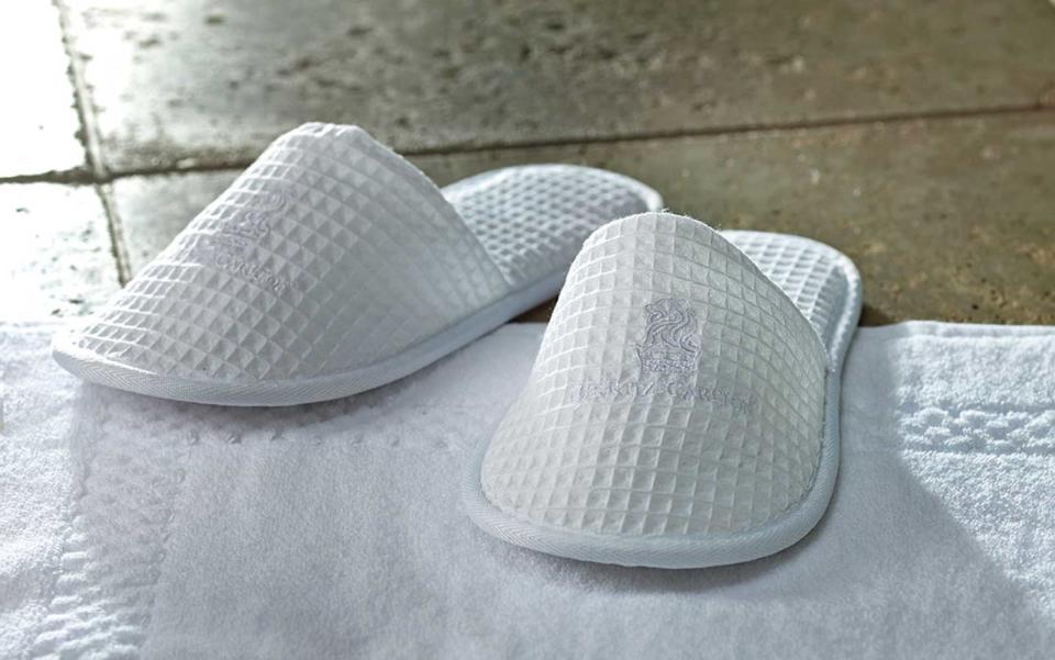 The Ritz-Carlton Waffle Slippers