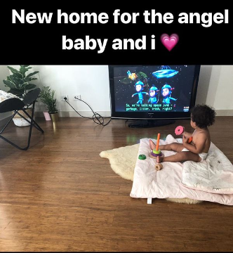 Zoe Hendrix posted a pictue to her Instagram story, announcing that she and daughter Harper Rose have a new home. Source: Instagram/zoehendrix