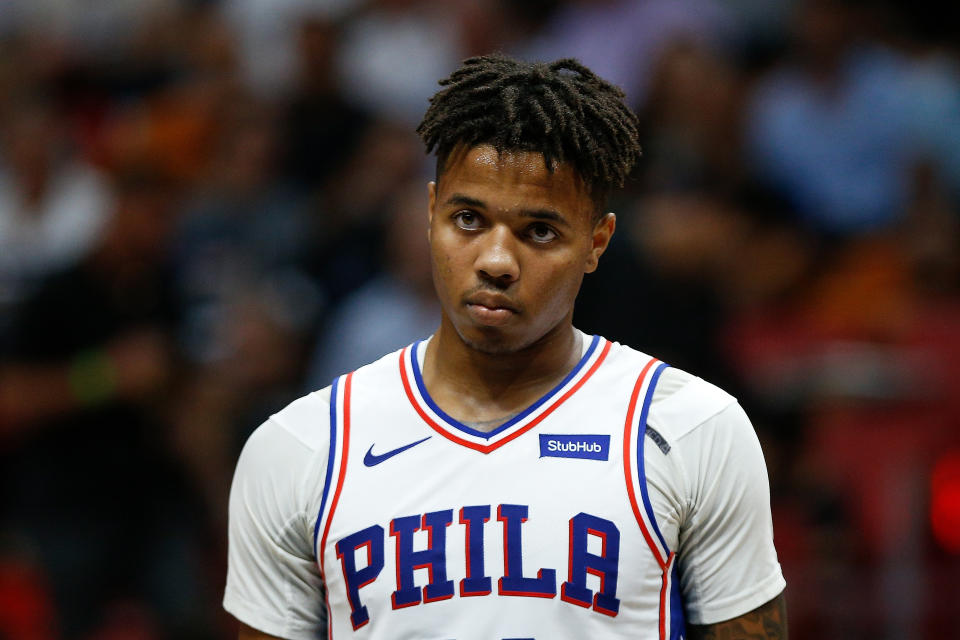 Markelle Fultz talked excitedly about a fresh start in Orlando while taking a veiled shot at his former coaching staff in Philadelphia. (Getty)