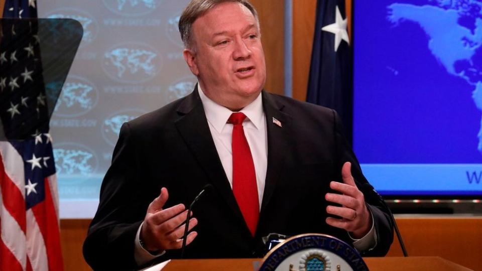 美國國務卿蓬佩奧（Mike Pompeo）