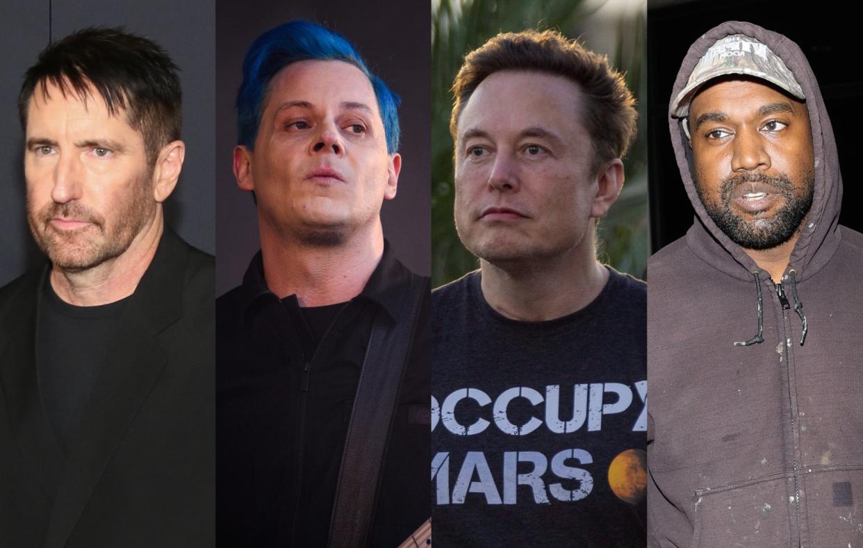 Trent Reznor, Jack White Leave Twitter Following Elon Musk Takeover, Kanye West Returns