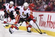 NHL: Ottawa Senators at Calgary Flames