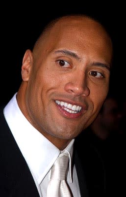 The Rock at the LA premiere of Universal's The Rundown