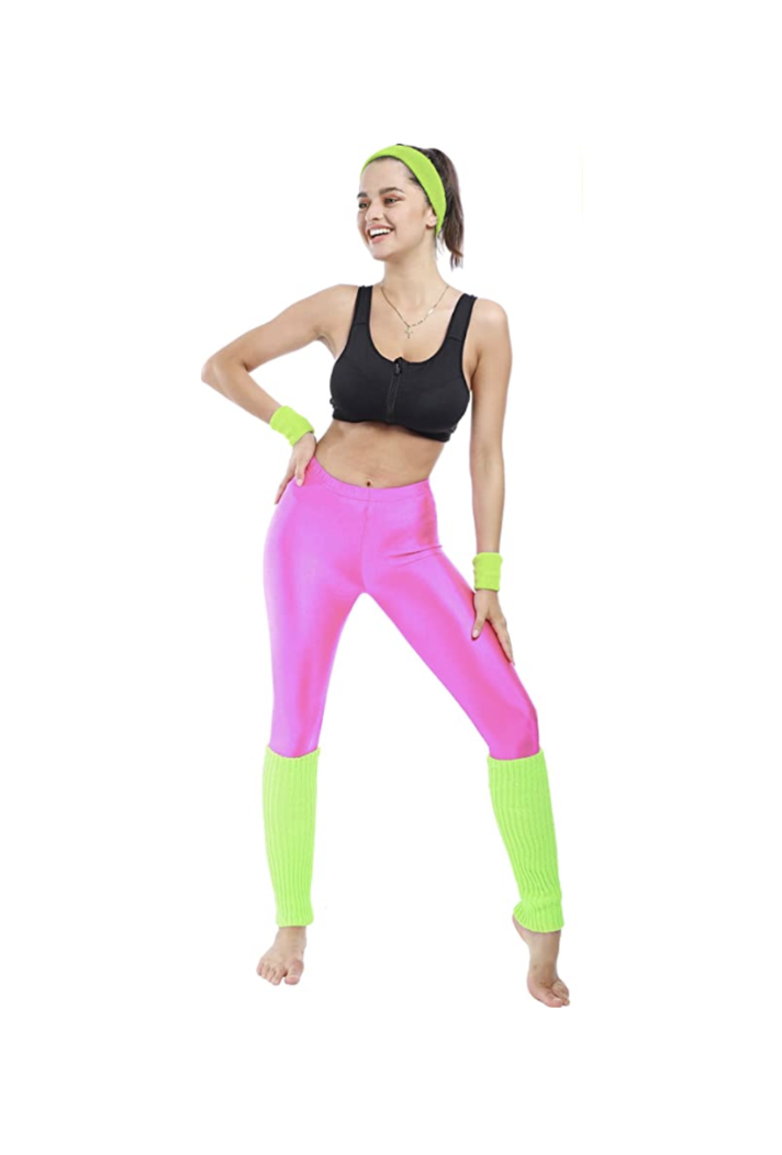 3) Neon Workout Costume