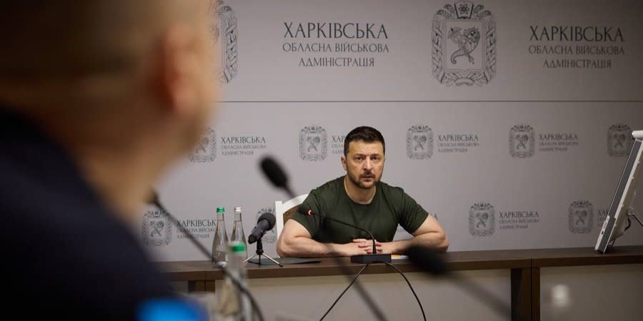 Zelenskyy held meeting in Kharkiv