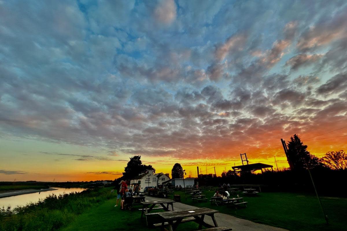 The Ferry Tavern is the perfect place to watch the sunset