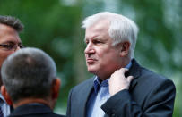 German Interior Minister Horst Seehofer arrives for a Christian Social Union (CSU) board meeting in Munich, Germany, June 18, 2018. REUTERS/Ralph Orlowski