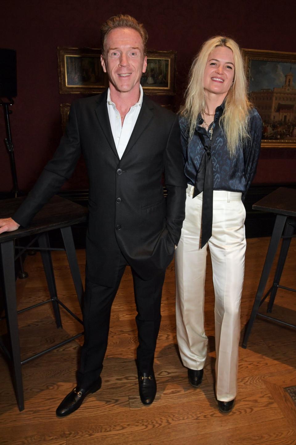 Damian Lewis was spotted with Alison Mosshart during a recent London event (Dave Benett)