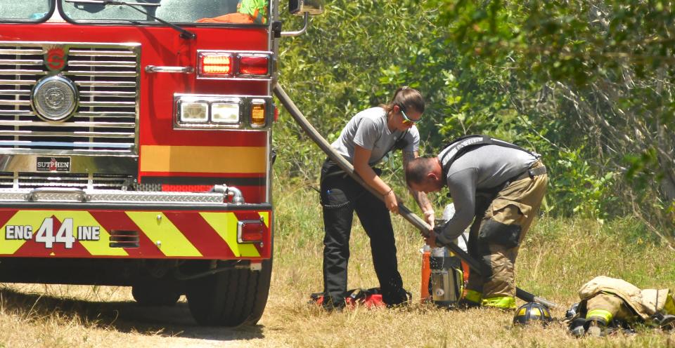 Brevard County Fire Rescue and BCSO responded on Sunday afternoon to an apparent propane tank explosion at a homeless camp in unincorporated Cocoa off of Lake Drive, east of Cherry Laurel Avenue. No injuries reported, and the fire is under investigation.