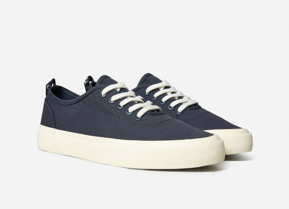 The Forever Sneaker in India Ink. Image via Everlane.