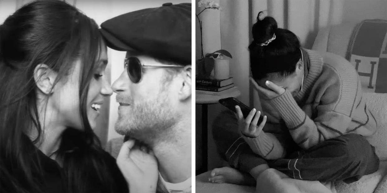 meghan markle and prince harry in their documentary teaser