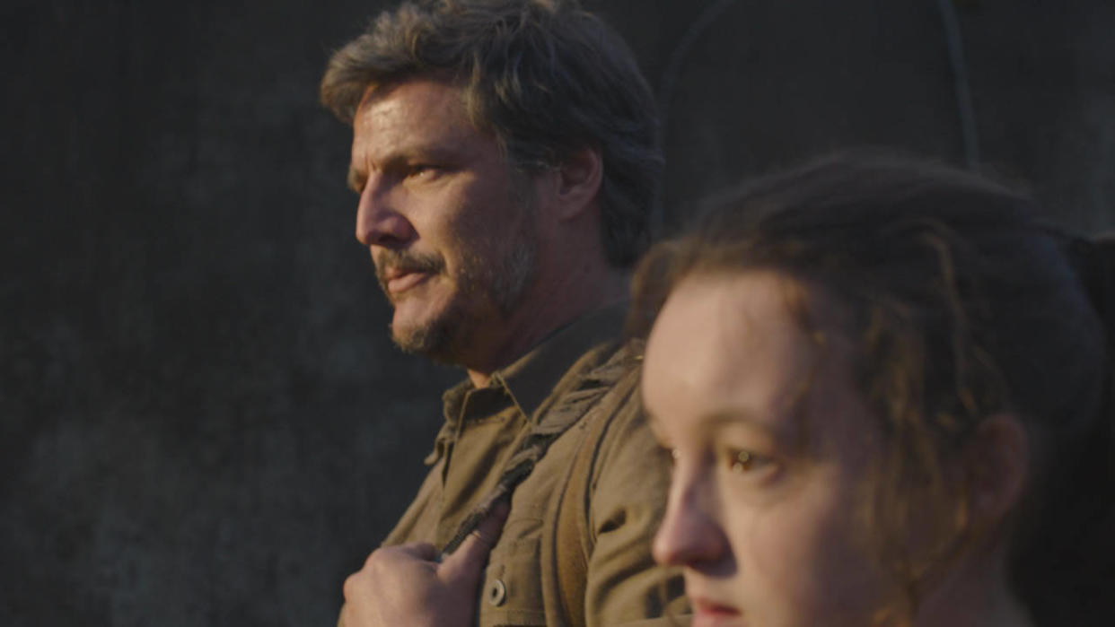 Pedro Pascal (Joey) et Bella Ramsay (Ellie) dans la saison 1 de « The Last of Us » sur HBO Max et Amazon Prime Vidéo