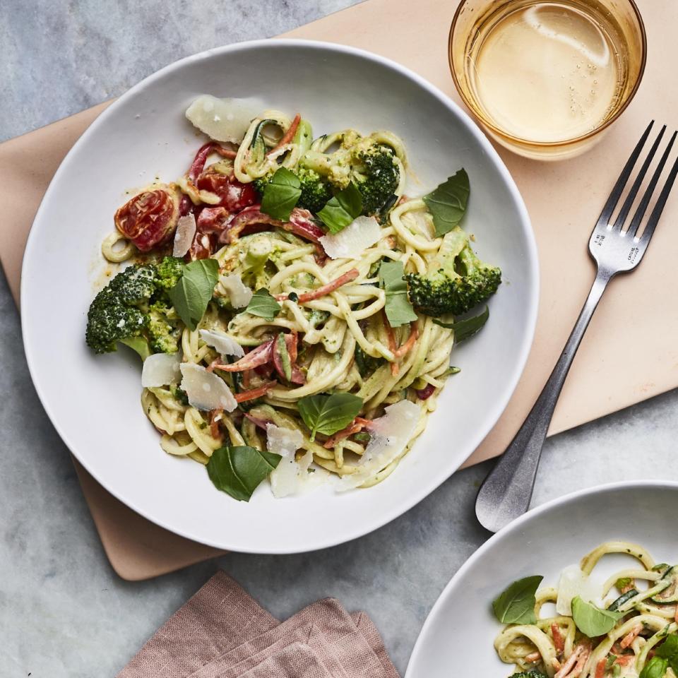 Zucchini Noodle Primavera