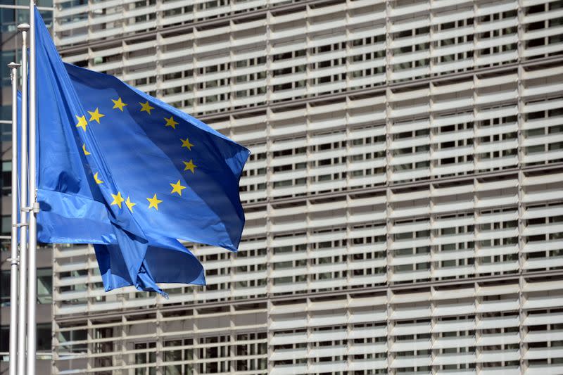 Outside view of the European Commission headquarters in Brussels