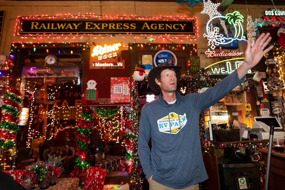 General Manager Matt Adelman, whose parents, Donn and Arleen Adelman, bought the bar in 1978, said this year's holiday decor might be his favorite so far. "It was tightly done," he said.