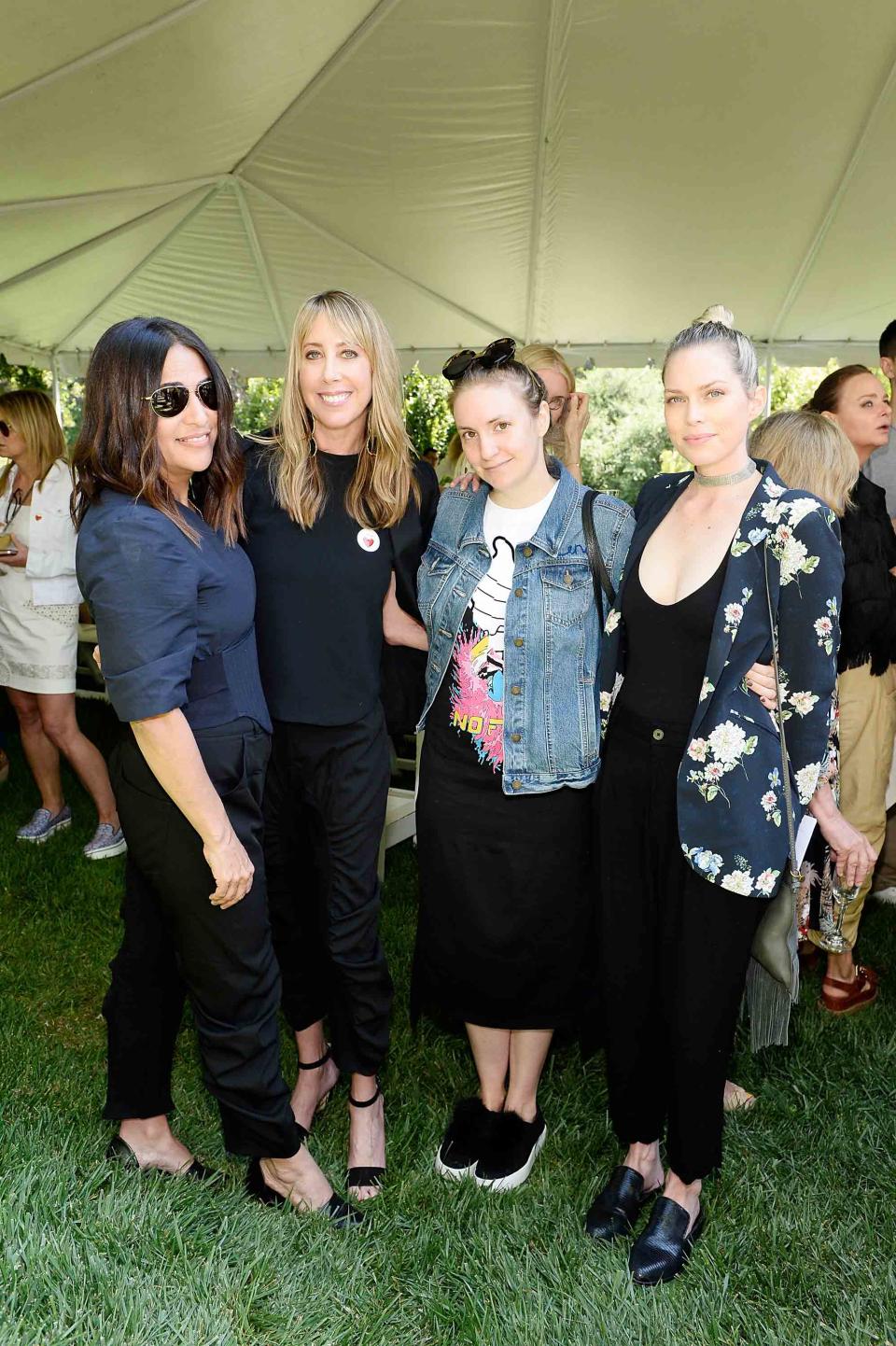 Eve Gerber, Lena Dunham, Erin Foster & Guest