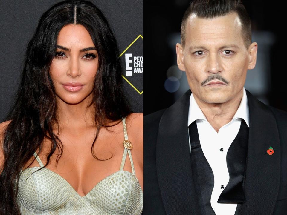 kim kardashian johnny depp