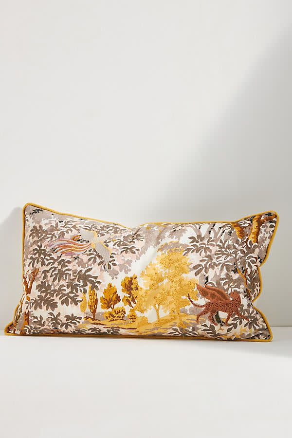 <p><a href="https://clicks.trx-hub.com/xid/hearstcorp_9eb67_har?q=https%3A%2F%2Fwww.anthropologie.com%2Fanthroliving%2Fshop%2Fvienne-pillow%3Fcolor%3D072%26size%3D14X26&p=https%3A%2F%2F&utmSource=yahoo-us&utmCampaign=67&utmMedium=syn" rel="nofollow noopener" target="_blank" data-ylk="slk:Shop Now;elm:context_link;itc:0;sec:content-canvas" class="link ">Shop Now</a></p><p>Vienne Pillow</p><p>$78.00</p><p>anthropologie.com</p>