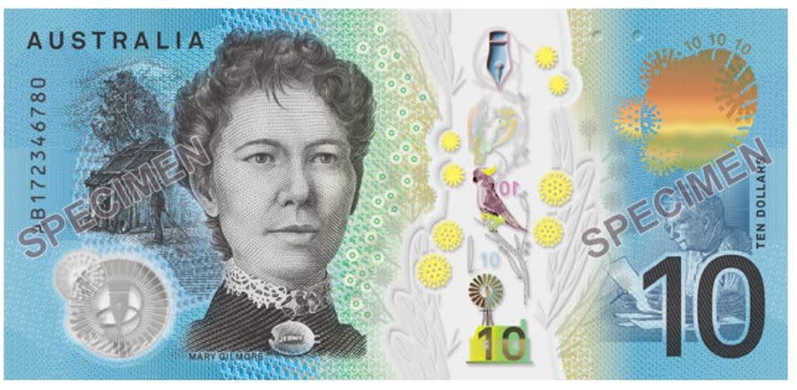 The new note is designed to be harder to create counterfeit copies. Source: Reserve Bank of Australia