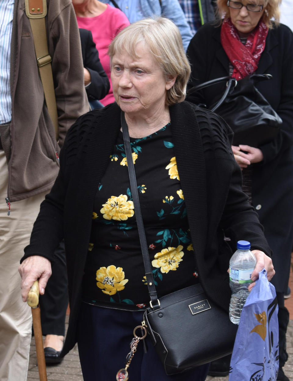 File photo dated 02/09/19 of Mavis Eccleston who has been cleared at Stafford Crown Court of murder and manslaughter after being accused of the "mercy killing" of her husband Dennis.