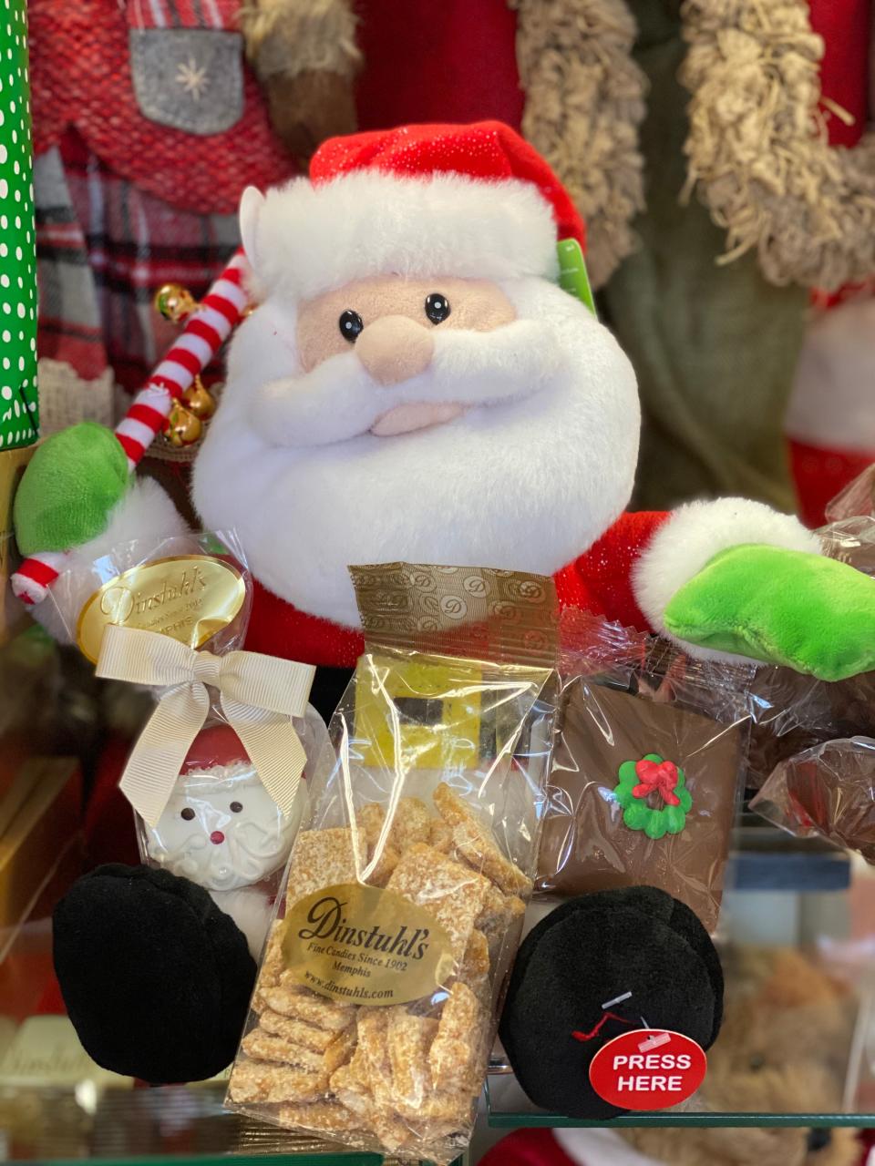 Dinstuhl's has been making candies in Memphis since 1902.  Cashew Crunch, Chocolate Covered Graham Crackers and Chocolate Covered Oreos are a few of the most popular items for stocking stuffers.
