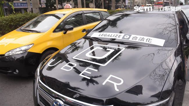 Uber遭公路總局開罰共2000萬，興訟抗罰結果勝訴，但可由北市府開罰。（圖／記者楊佩琪攝）