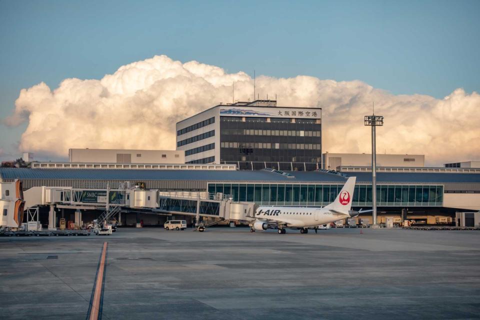 Osaka International Airport Itami in Hyogo prefecture of Japan