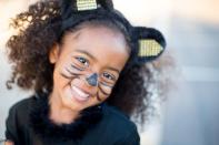 <p>For a simpler idea, draw on little whiskers to complete your child's DIY kitten costume. </p><p><em><a href="https://justdestinymag.com/easy-last-minute-halloween-costumes/" rel="nofollow noopener" target="_blank" data-ylk="slk:See more at Just Destiny »;elm:context_link;itc:0;sec:content-canvas" class="link ">See more at Just Destiny »</a></em></p>