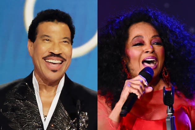 Lionel Richie and Diana Ross - Credit: Kevin Winter/Getty Images for The Recording Academy; PATRICK T. FALLON/AFP via Getty Images