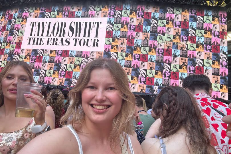 MyLondon reporter Anna Willis at the Eras Tour at Wembley Stadium on Friday night (June 21)