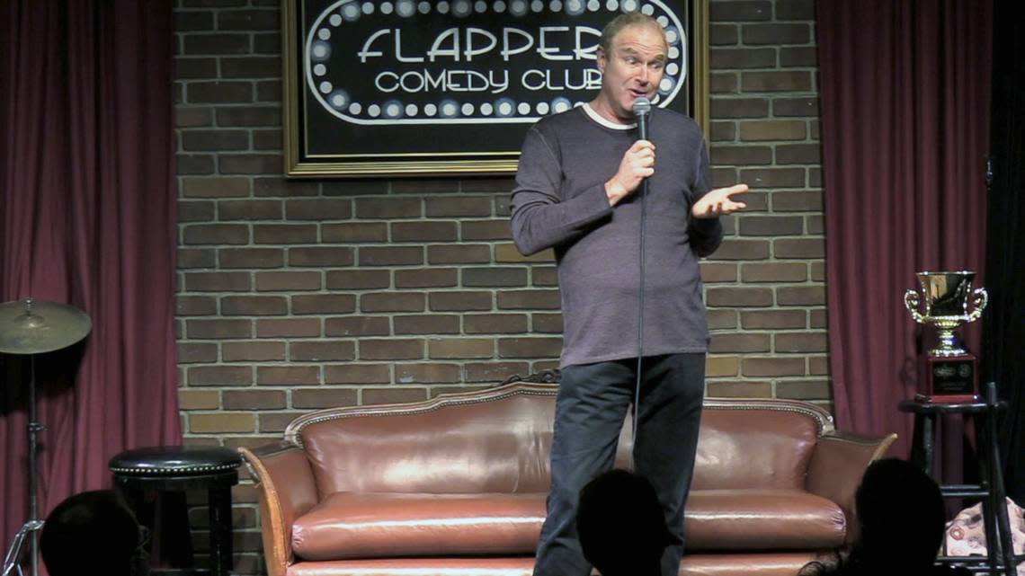 Jim Gallagher performs at Flappers Comedy Club in Los Angeles in 2021. He is scheduled to perform at The Loft in downtown Columbus, Georgia on Thursday, Feb. 9, 2023.