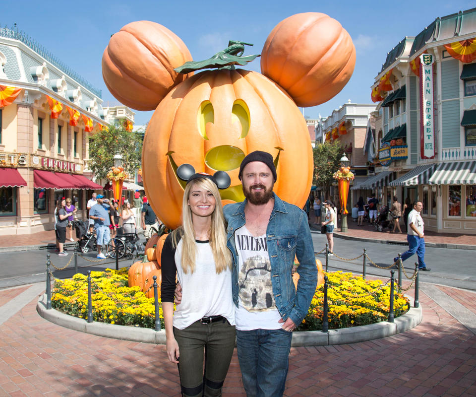 Lauren Parsekian and Aaron Paul