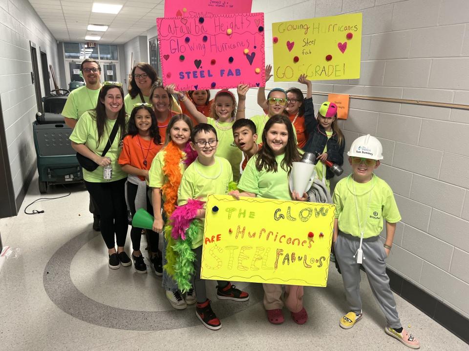 Catawba Heights Elementary School's 2023, "Are You Smarter Than a Gaston County Fifth Grader," team.