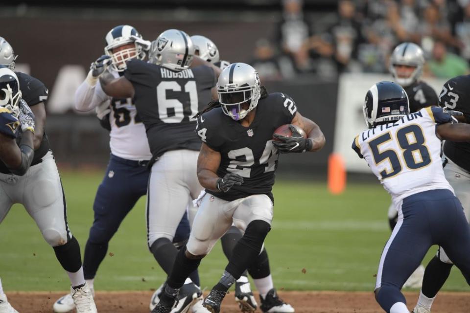 Raiders RB Marshawn Lynch