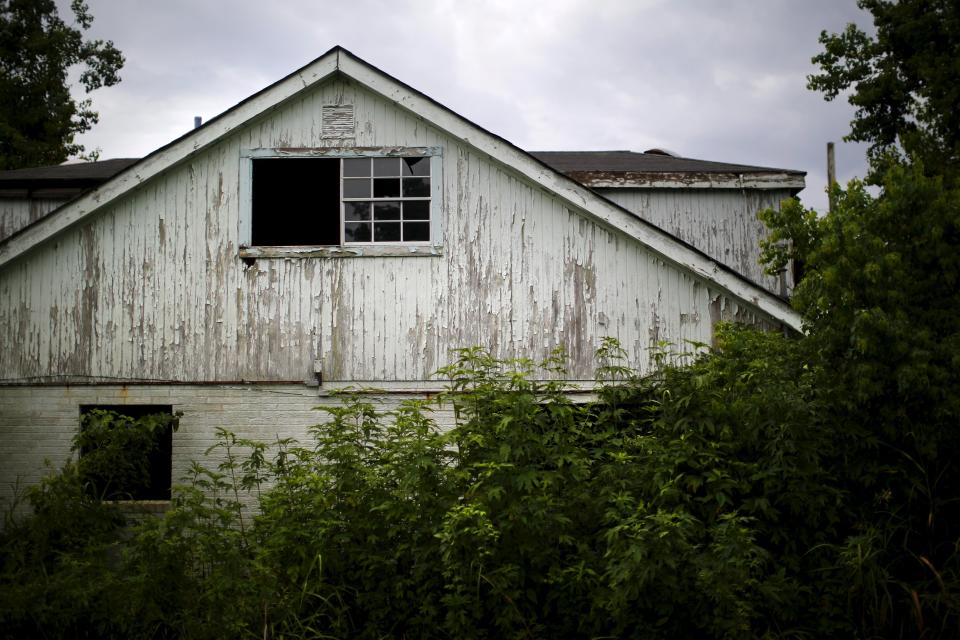 An abandoned house after Hurricane Katrina is seen in the Lower Ninth Ward neighborhood of New Orleans, Louisiana, August 18, 2015. (REUTERS/Carlos Barria)