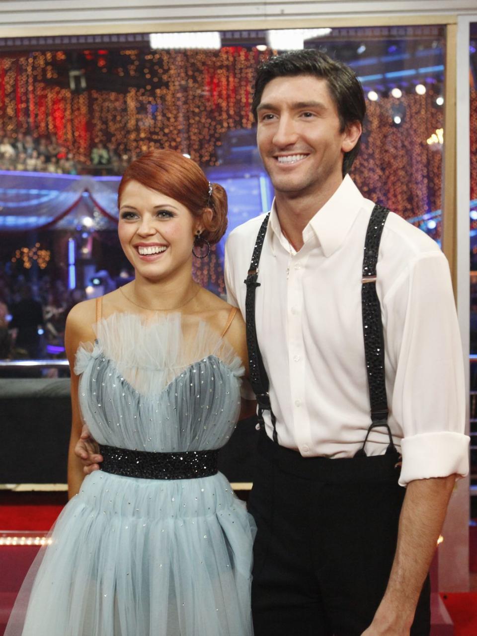 <p>The Olympic skater broke two toes doing the jive in season 10, <em><a href="https://www.nbcwashington.com/entertainment/television/Evan_Lysacek_Triumphs_Over_Broken_Toes_On__Dancing___Kate_Gosselin_Gets_Fierce.html" rel="nofollow noopener" target="_blank" data-ylk="slk:NBC Washington;elm:context_link;itc:0;sec:content-canvas" class="link ">NBC Washington</a></em> reported. That wasn't the end of his injuries, he also suffered a mild concussion while training. Evan continued dancing and touring with the <em>Stars on Ice</em> show through the pain.</p>