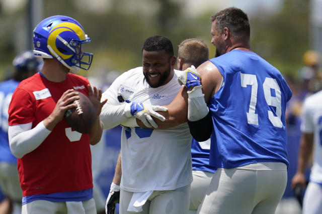 Aaron Donald ripped off Rob Havenstein's helmet during scrimmage scuffle