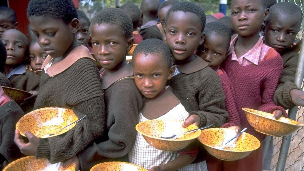 Warten auf eine Mahlzeit: In vier Ländern - Tschad, Madagaskar, Jemen und Sambia - ist die Hungerlage «sehr ernst».