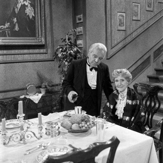 The <em>Dinner for One </em>sketch is popular to watch on New Year's Eve in Germany. <span class="copyright">Siegfried Pilz, United Archives—Getty Images </span>