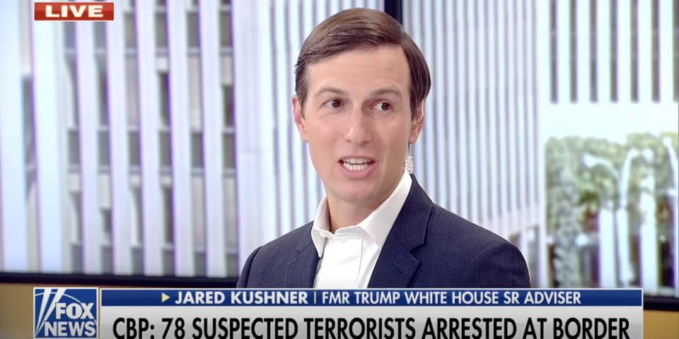 Jared Kushner on Fox News' 'Outnumbered' on September 20, 2022, discussing Ron DeSantis' migrant stunt