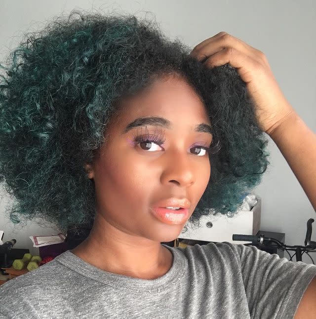 Screenshot These Green Hair Color Ideas If You're Trying to Serve