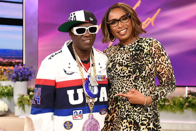 <p>Mitch Haddad/Warner Bros</p> Flavor Flav and Jennifer Hudson