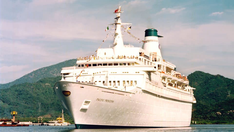 Princess ships Pacific Princess, pictured, and Island Princess were "the original floating stars" of "The Love Boat." - Everett Collection