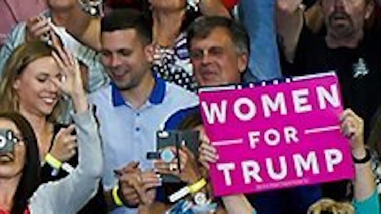 Boston Celtics legend Kevin McHale was spotted at a rally for President Donald Trump in Duluth, Minn. (Twitter)